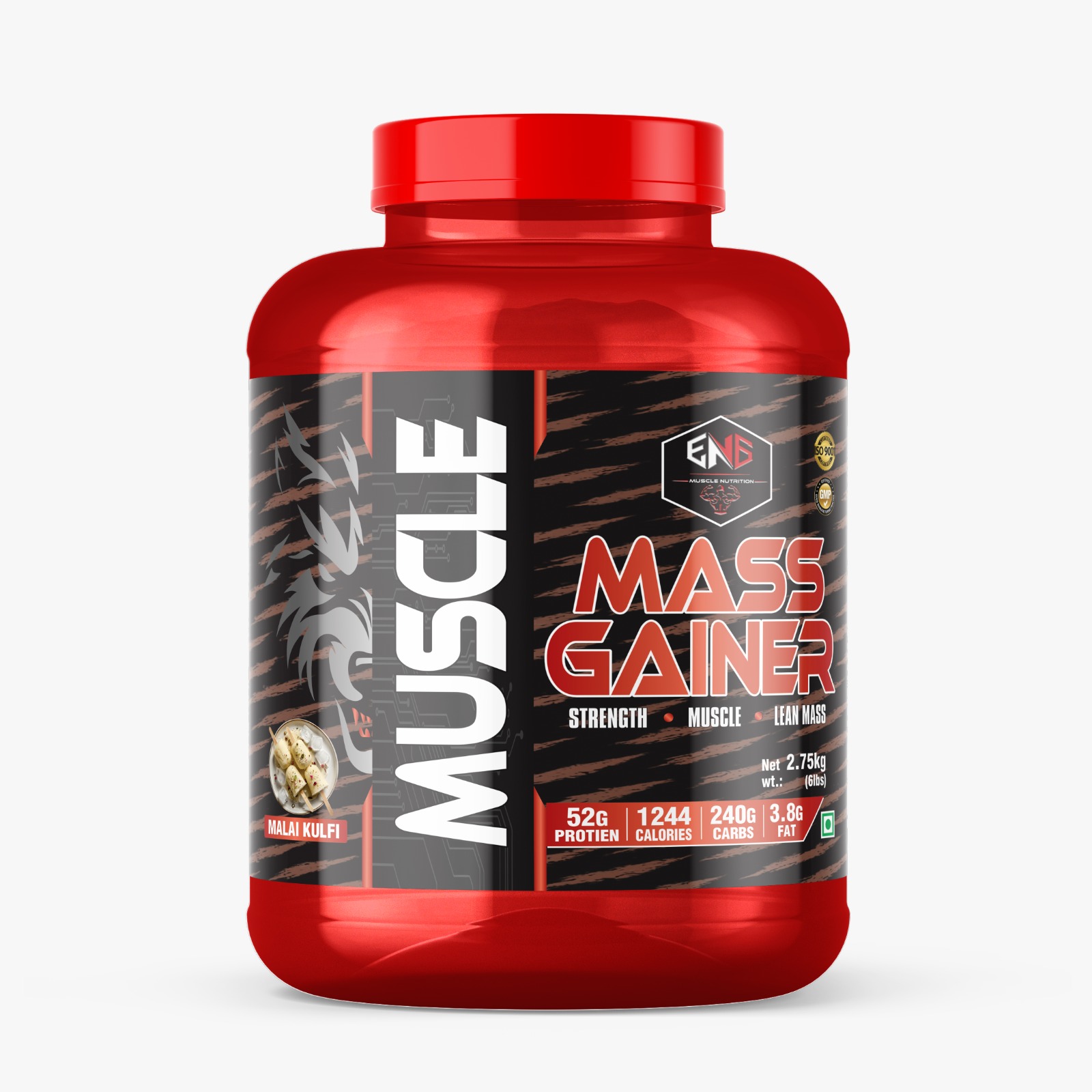 Muscle En6 Mass Gainer Malai Kulfi 2.75kg
